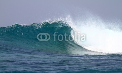 vague vierge aux Maldives