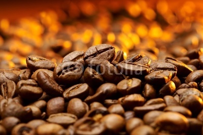 a detail of coffe grains