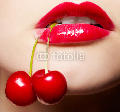 girl with cherry berry