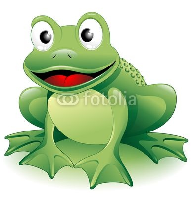Rana Ranocchio Cartoon-Frog-Vector