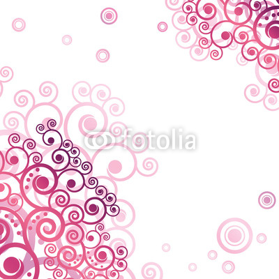Floral  pink background