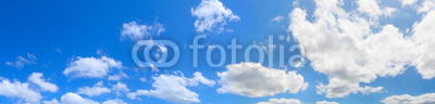 big panorama. landscape blue sky