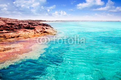 Formentera Illetes island turquoise tropical sea