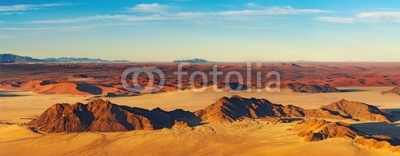 Namib Desert, dunes of Sossusvlei, bird's-eye view