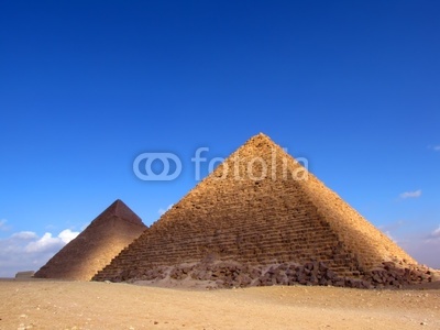 Two pyramid in Giza (Egypt)