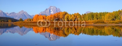 Grand tetons national park from Oxbow bend