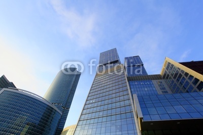 New skyscrapers business centre in moscow city