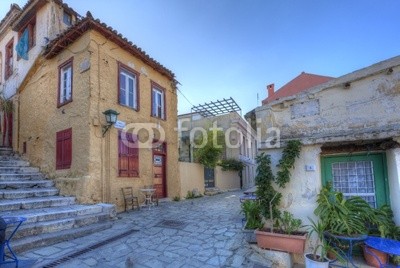 Traditional houses in Plaka,Athens