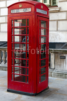 englische Telefonzelle, London