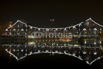 Steel Bridge at night