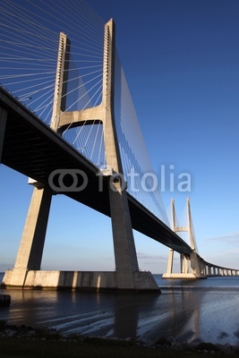 Ponte Vasco da Gama in Lissabon / Portugal