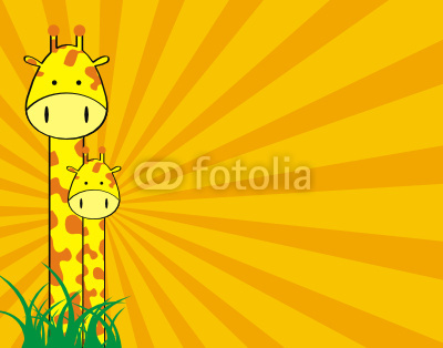 background giraffes