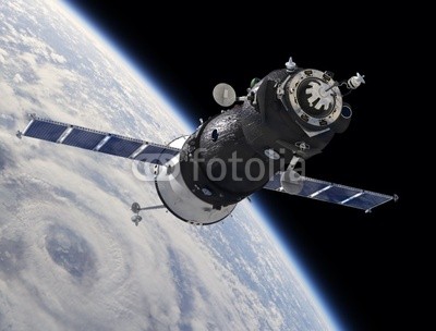 Spaceship on the orbit