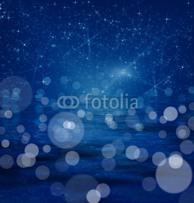 Star Lights  on the sea