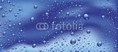 water drop on glass