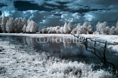 landscape in the infrared