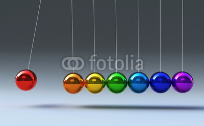 Kugelspiel Regenbogen