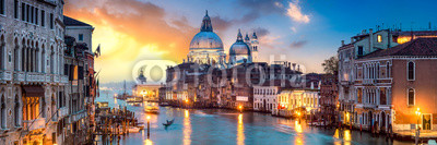 Venedig Panorama bei Sonnenuntergang